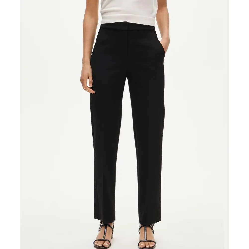 J. Crew Kate straight-leg pant in four-season stretch Black NWT size 12T
